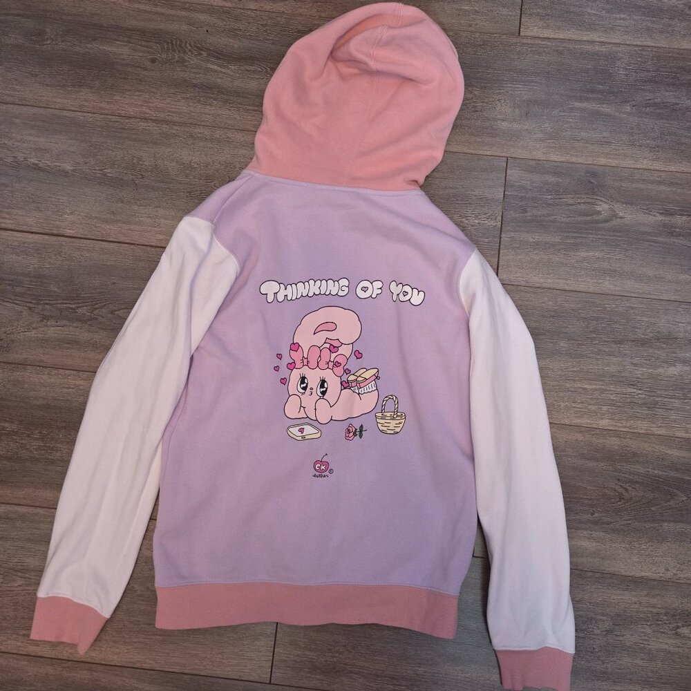 RARE Samiiryan Esther Bunny zip up hoodie